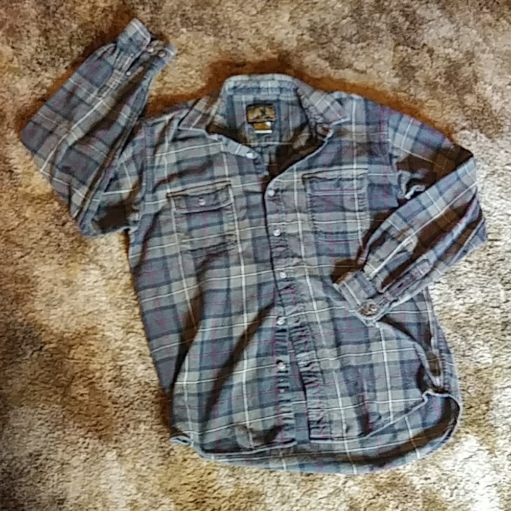 🌲Field and Stream HeavyDuty Double Pocket Flannel